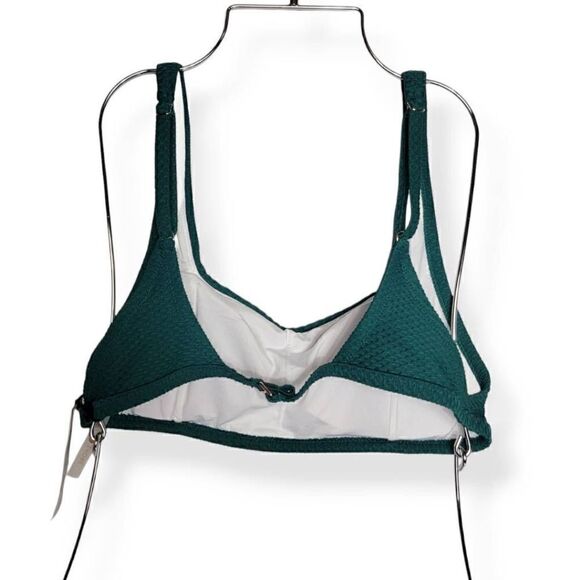 Shade & Shore Green Bikini Top Large 12-14 - Picture 2 of 4